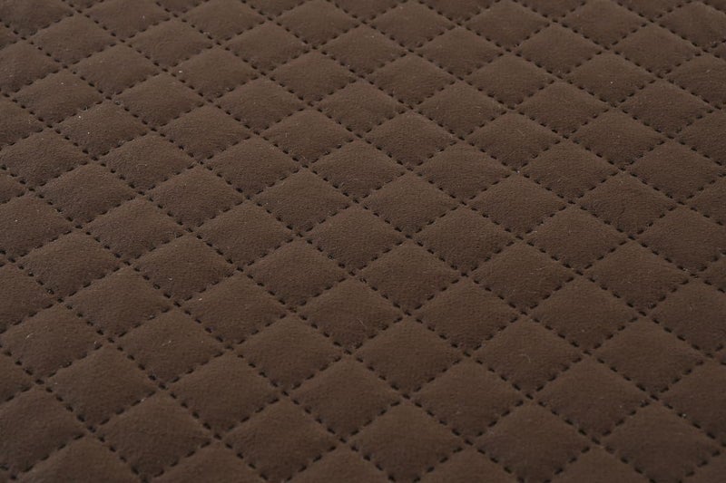 Hardeep 200TC Solid Quilted Velvet Bed Runner Scarf with Matching Cushion Covers/Slipcover Mattress Protector/Bed Linen Scarf/Decorative Set for Bedrooms/Hotel Rooms/Guest Rooms (Brown) - Image 3