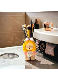 Taşdevri Life Tasdevri Life Pencil Holder Succulent Flower Pot Holder Figurine Girl Large Size  - Image 3