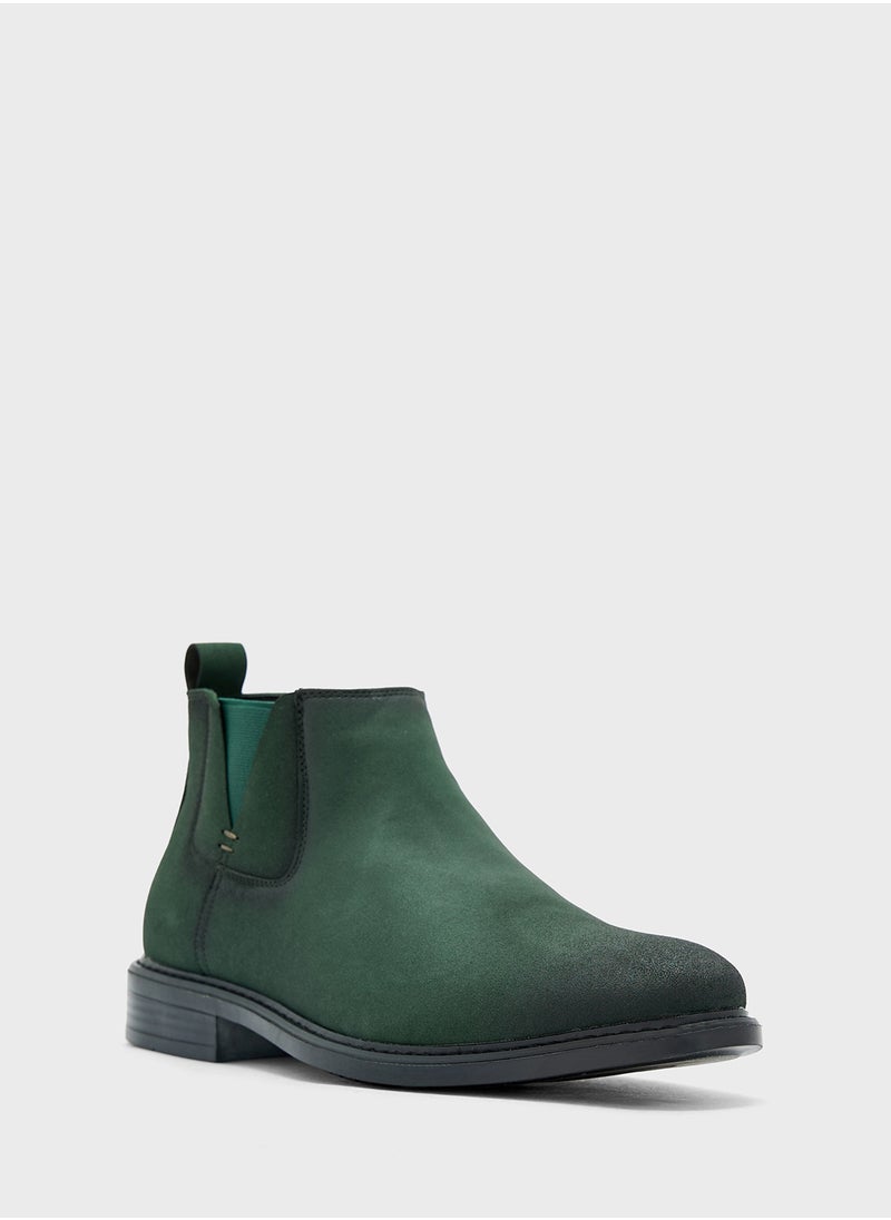 Robert Wood Suede Casual Chelsea Boots  - Image 2