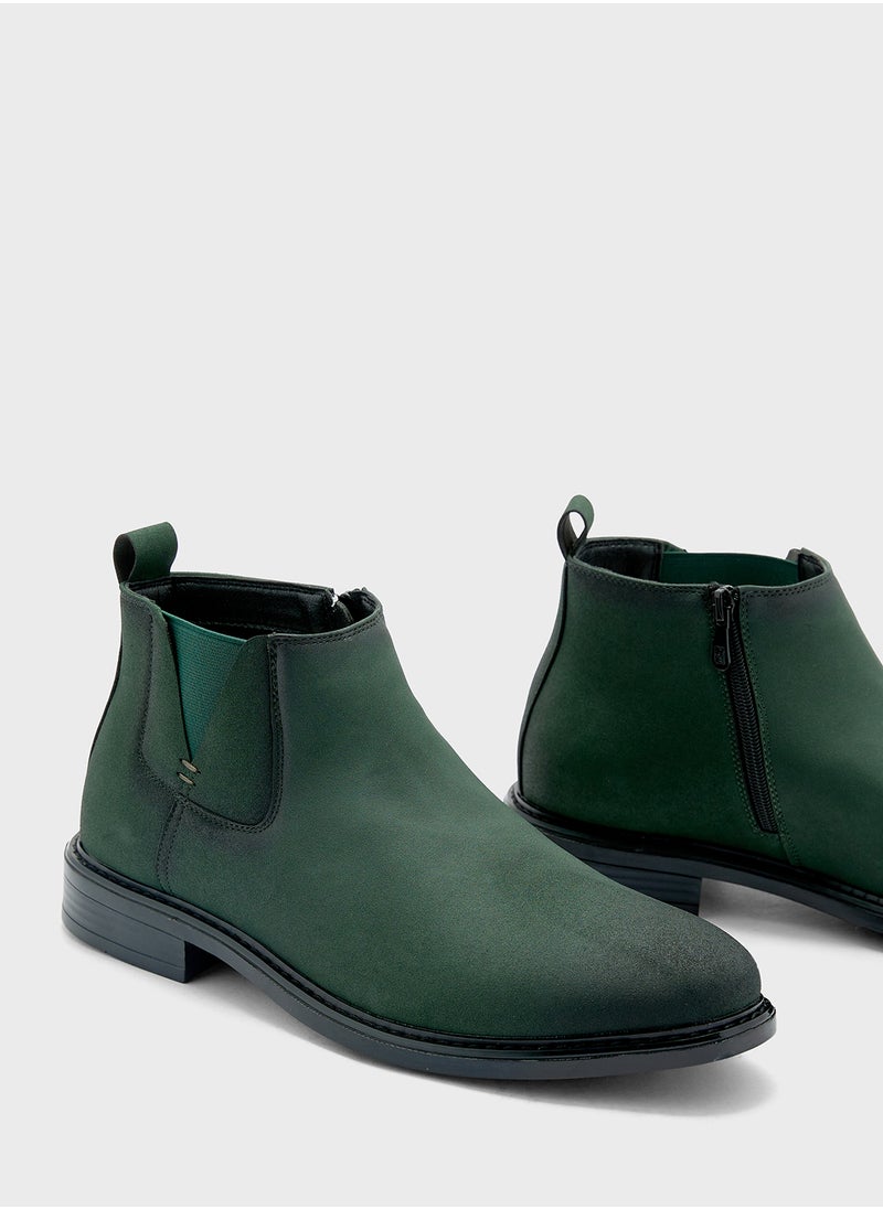 Robert Wood Suede Casual Chelsea Boots  - Image 4