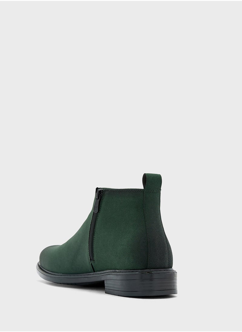 Robert Wood Suede Casual Chelsea Boots  - Image 3