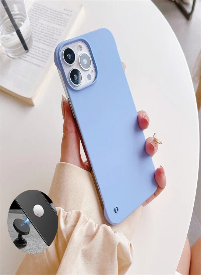 AROAQ Magnetic Ultra-Thin Frameless Case for iPhone 11/12/13/14/15 Series – Invisible Hard Back Cover with Car Mount Compatibility - Image 1