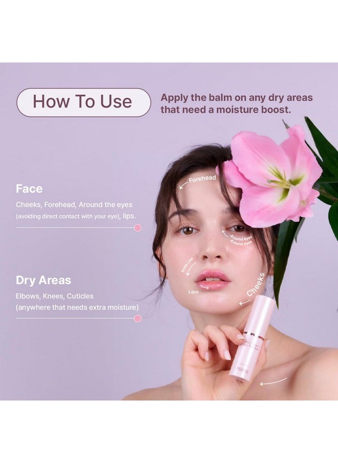 MIGUHARA Rose Collagen Glow Multi Balm Korean Skincare Allinone Hydrating Multi Balm Stick (10G/0.35 Oz.)  - Image 5