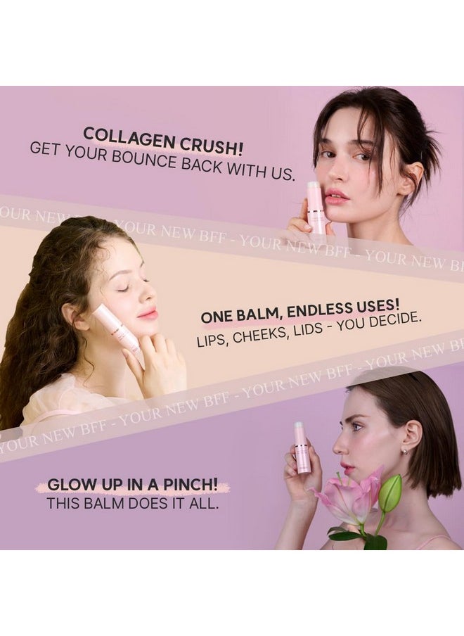 MIGUHARA Rose Collagen Glow Multi Balm Korean Skincare Allinone Hydrating Multi Balm Stick (10G/0.35 Oz.)  - Image 3