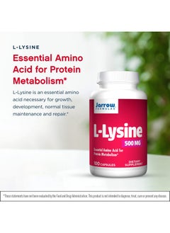 jarrow formulas Llysine Capsules 500 Mg 100 Count  - Image 5
