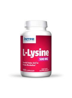 jarrow formulas Llysine Capsules 500 Mg 100 Count  - Image 2