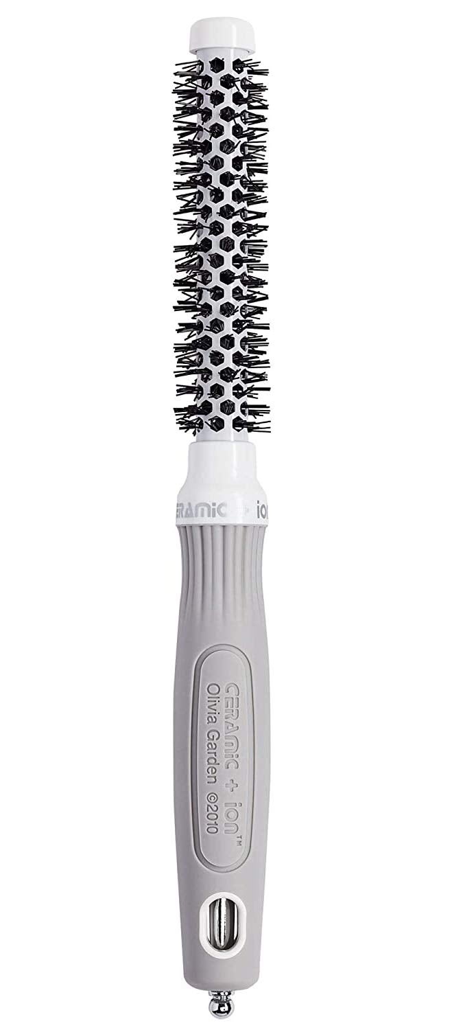 Olivia Garden Ceramic + Ion Round Thermal Hair Brush, 4.25" (Not Electrical) - Image 1