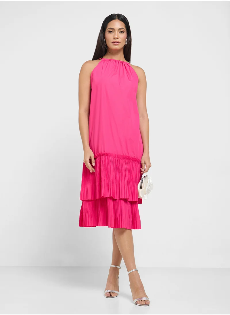 ايلا Halter Neck Layered Dress