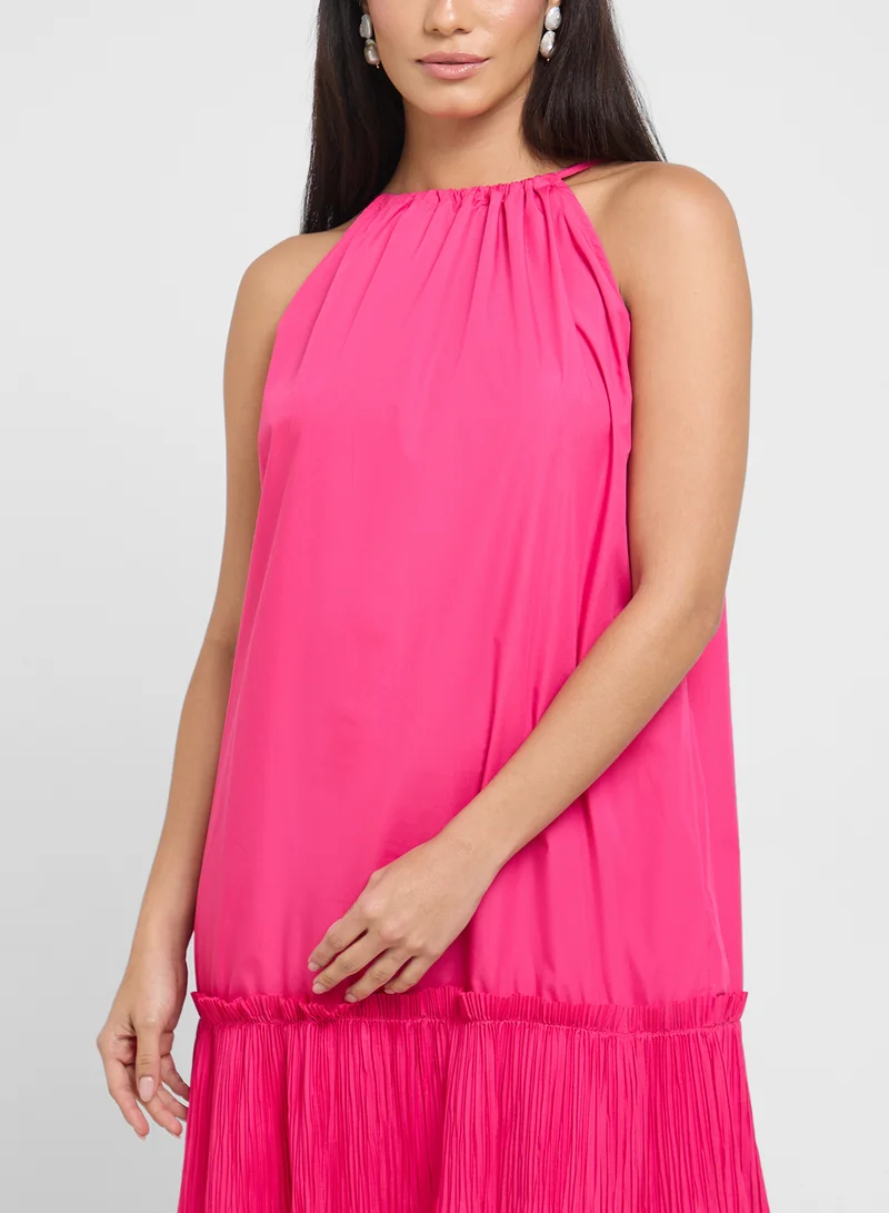 ELLA Halter Neck Layered Dress