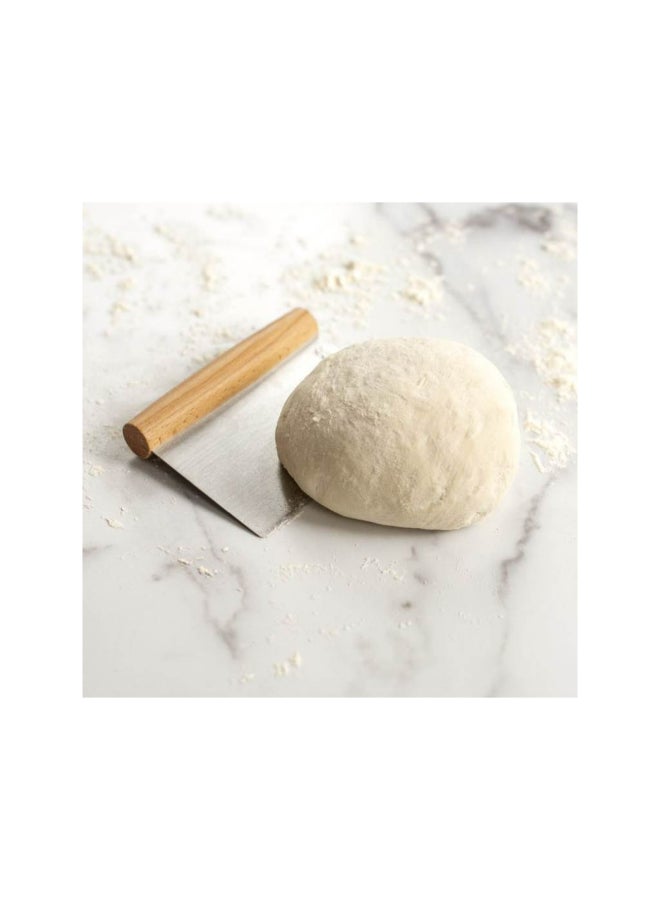 NORDIC WARE مكشطة العجين من نورديك وير بمقبض خشبي  - Image 2