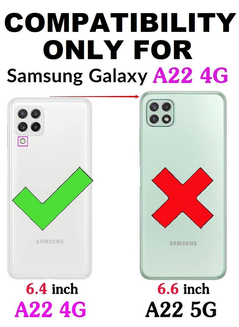 Super 2 Pieces Tempered Glass Screen Protector Clear Designed For Samsung Galaxy A22 4G Full Screen Coverage And Bubble Free - Image 3