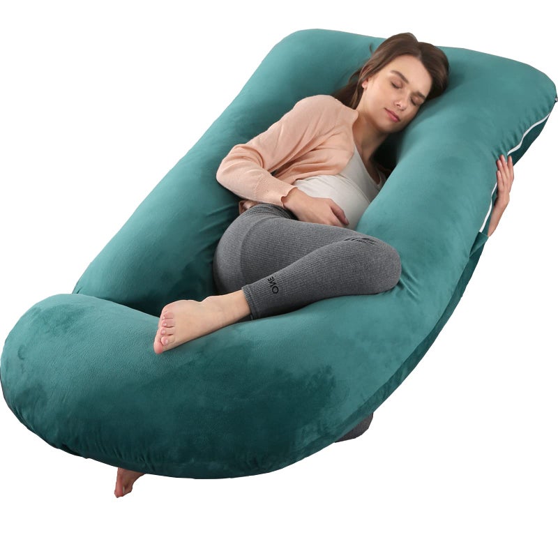 Victostar Pregnancy Pillow57 inches U Shaped Maternity Pillow with Removable Cover Full Body Pillow Support for Back HIPS Legs Belly