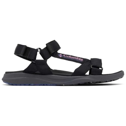 Columbia Women's Globetrot Sandal, Black/Cosmos, 5 - Image 3