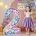 imprsv 3FT Mosaic Numbers for Balloons Balloon Mosaic Number Frame Marquee Number 12th 20th Birthday Decorations Second Anniversary Decor Large Cardboard NumbersNumber 2 Balloon - Image 2