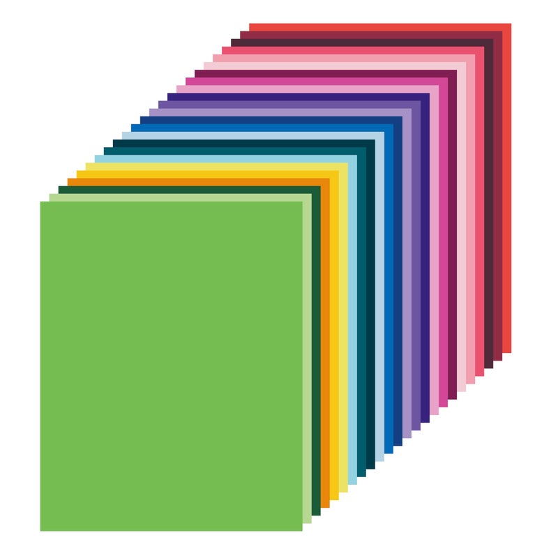 Livholic 120 Sheets Colored Card Stock Printer Paper 120 GSM 32 lb 24 Colors Pastel Construction Paper for Scrapbook Office Printing DIY Craft 83x116 Inch 120GSM