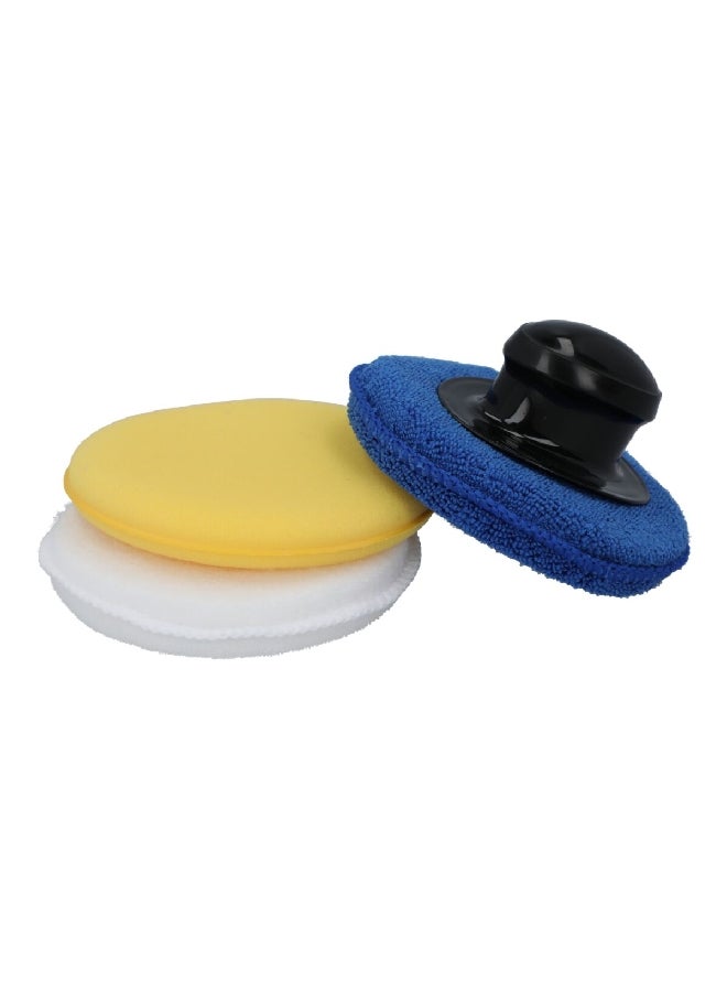 AUTOSMART 3-Piece Applicator Pad with Handle Multicolour 13.4 x 10.6 x 16.6 cm FLD-TZ002 - Image 1
