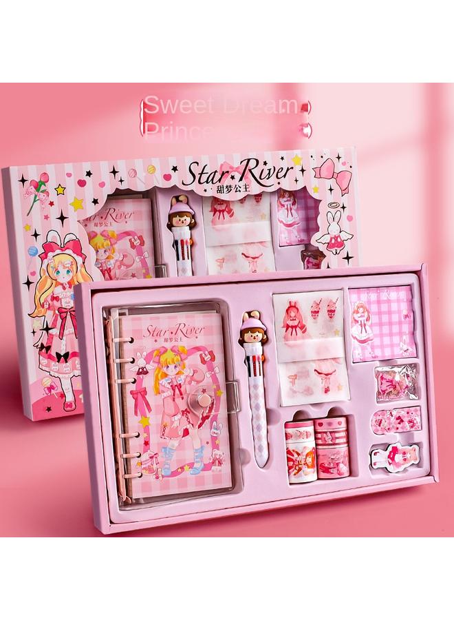 Bluejw Cute Hand Account Book Suit Gift Box Net Red High Color Value Notebook 2024 Hand Account Material Big X20 - Image 1