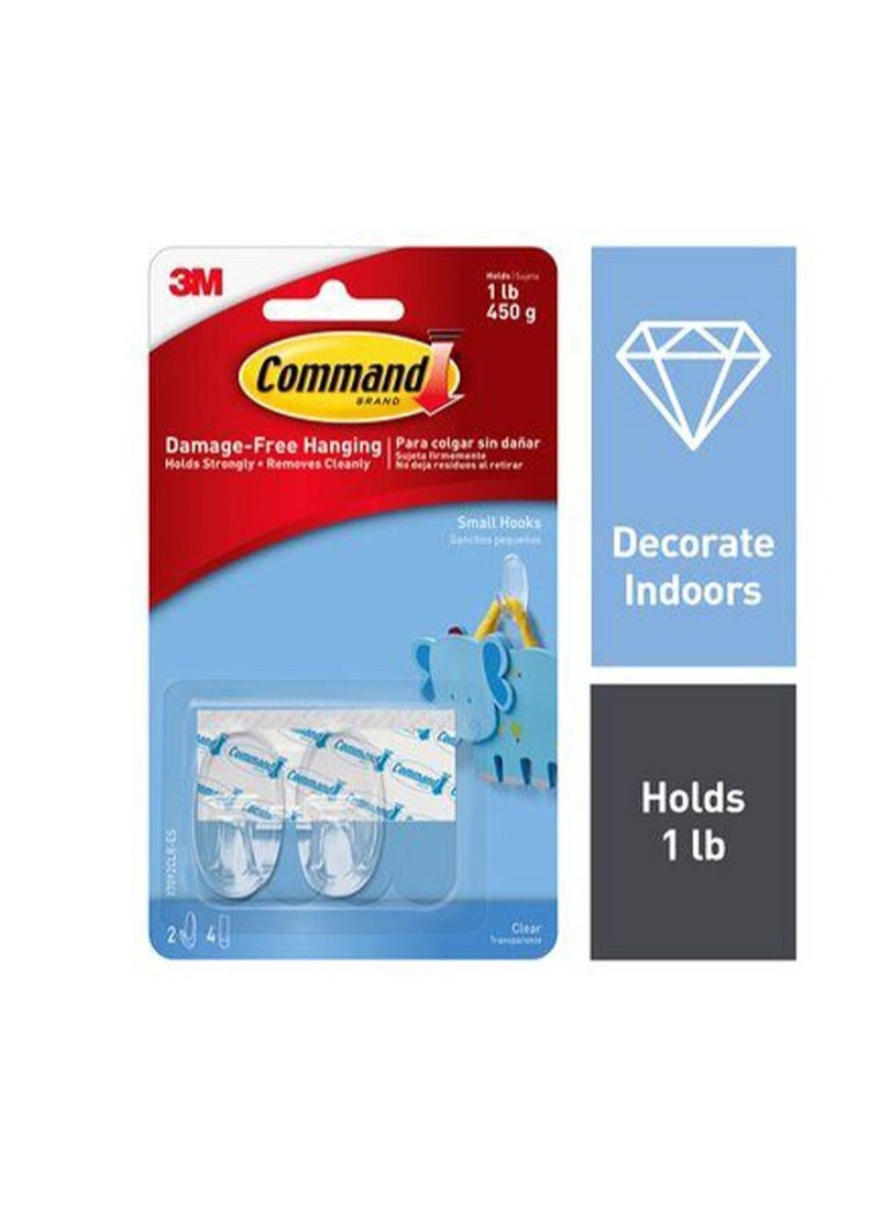 Command Clear 2 Piece Small Hooks - pzsku/Z000F9C4789261667F04DZ/45/_/1666766702/98675797-0e3f-4895-8064-2b9e28ae6cf7