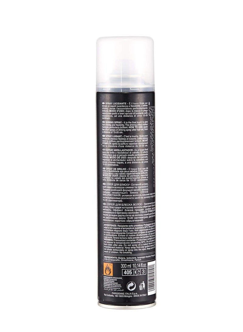 Black Professional Line Diamond Drops 300ml - Versatile Shine Spray for All Hair Types - Image 2