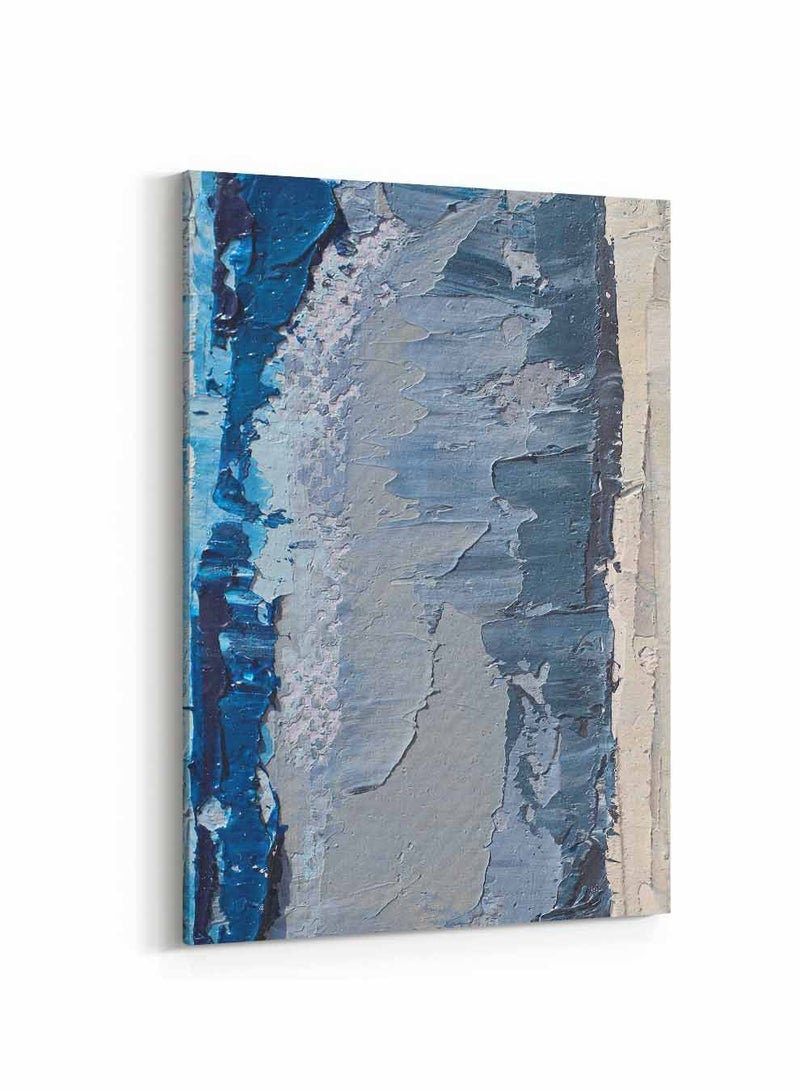 لوحة كانفاس على إطار خشبي، تصميم الوان متداخلة، للمنزل، غرفة المعيشة، المكتب، الديكور - Image 5