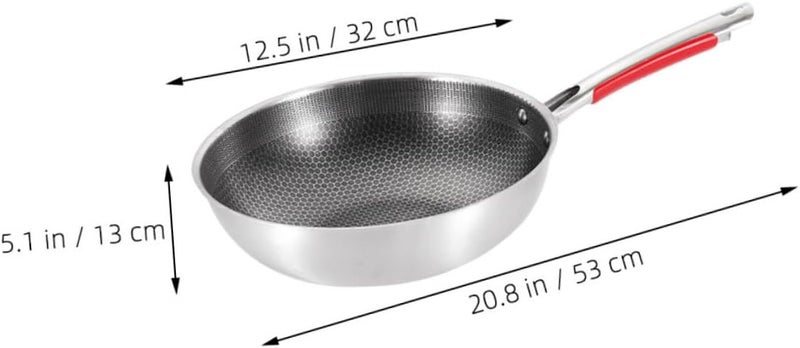 Reinforced edge PRETYZOOM Honeycomb Wok Nonstick Japanese Omelette Pan Frying Pan Stainless Steel Skillet Trendy budget practical design Big & small space compatible Mountain region eligible ship Comfort grip Easy transit optimized build Multi stock guarantee supply Minimal design All-in-one local deliver plan Gulf climate upgraded quality Diverse use resistant crafted quality Reliable local delivery service Popular trusted craftsmanship Elegant upgraded practical design Instant order available stock All user group compatible Repeated use trusted quality Cleaner resistant Odor free color All-round well-engineered practical build Global easy assemble picks Dispersed regional warehouses Local trackable shipment Wear resistant upgraded material Stable domestic stock - Image 2