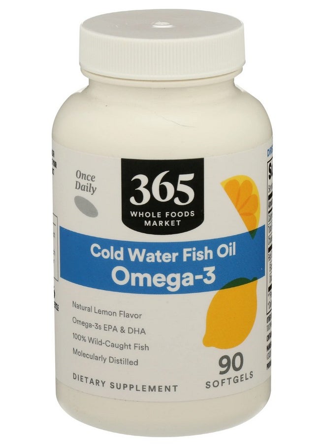 365 by Whole Foods Market Omega 3 Lemon Flavored 90 Softgels  - Image 2