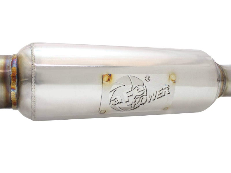 aFe Power 49-36025-B 2-1/4" - 2-1/2" Stainless Steel Axle-Back Exhaust System - Image 4