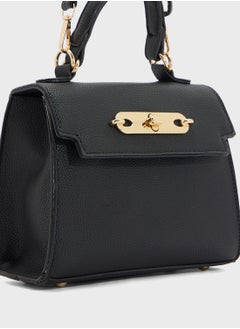 ELLA Womens Satchel With Buckle  - Image 4
