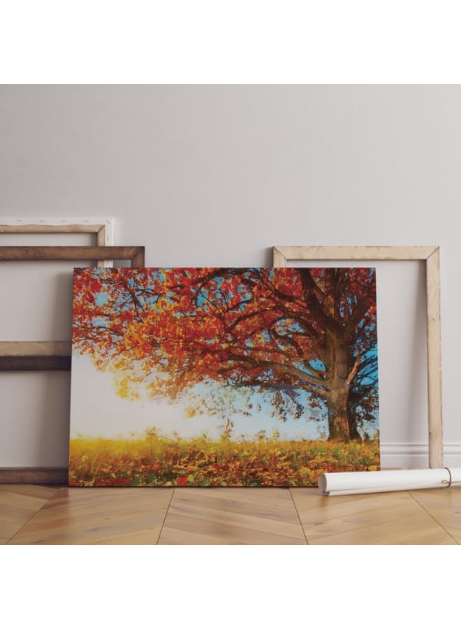 Home Gallery Wild Orange Flowers Floral Canvas Art Print 120x80 - Image 1