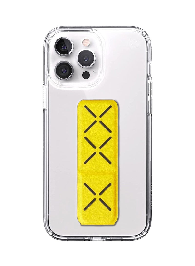 Case for iPhone 14 Pro Max, Clear Body Soft TPU Shockproof Case with Grip Kickstand(Work with Magnetic Car Mount) for iPhone 14 Pro Max 6.7 inch, Clear  - Image 1