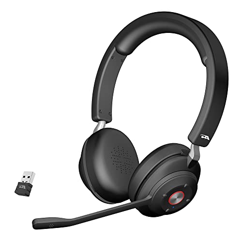 Cyber Acoustics CA Essential Bluetooth Headset (HS-2000BT) – Professional Wireless Headset Optimized for UC Platforms, ANC & ENC Technology Ensure Quality Audio for Calls & Music, Earcup Controls, Comfortable - Image 1