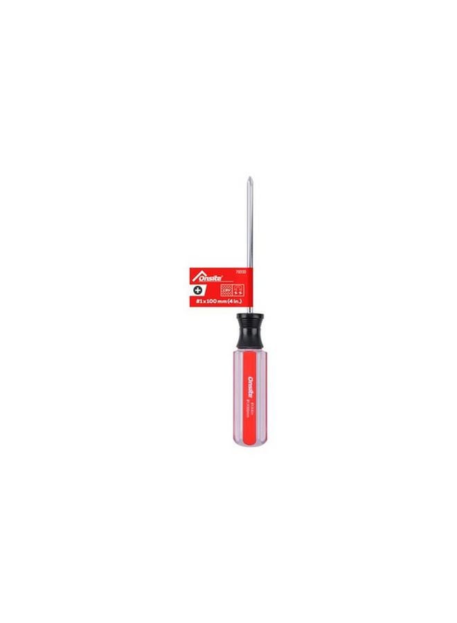 OnSite Non-Slip Comfort Grip Ergonomic Handle Phillips Screwdriver Multicolor 1 x 100mm 702133  - Image 2