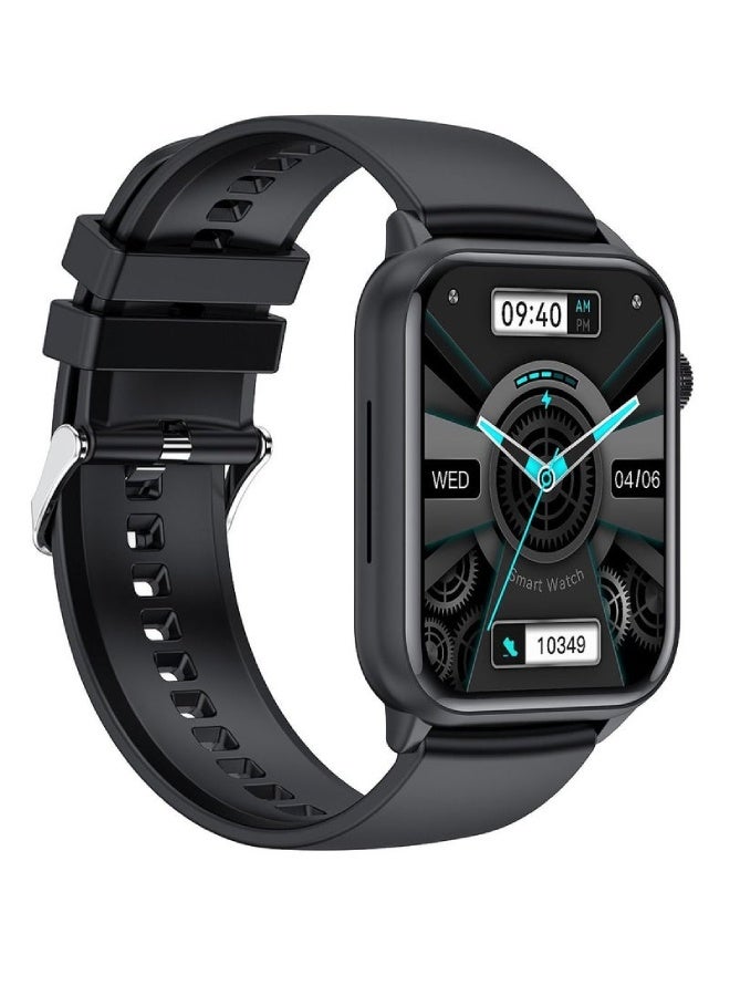 AROAQ HK40 Smart Watch 1.85" Full Touch Screen with Bluetooth Call, NFC, Health & Fitness Tracking, IP67 Waterproof – Men & Women , Black - Image 2