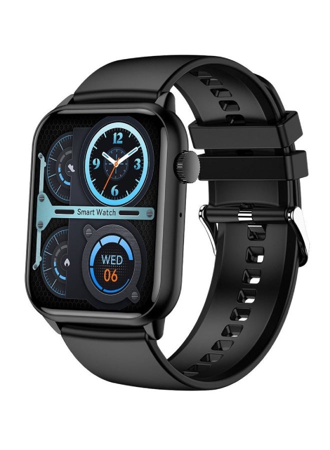 AROAQ HK40 Smart Watch 1.85" Full Touch Screen with Bluetooth Call, NFC, Health & Fitness Tracking, IP67 Waterproof – Men & Women , Black - Image 1