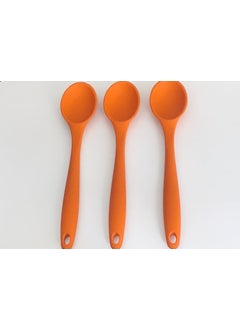 Bybirgül Large Size Fireproof Non-Stick Silicone 3-Piece Spoon Set, Orange Color 3 Pieces - pzsku/Z001055A8B3DFD6496AA2Z/45/_/1725724059/a2778027-1fa2-41c9-b381-bf5ebc232f69