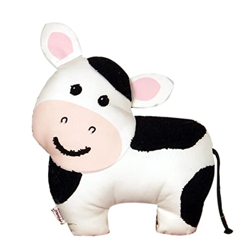 Sivya By Home Micro Poly Fiber Filled Shape Cute Cushion For Kids (Cow),Multicolor - Image 2