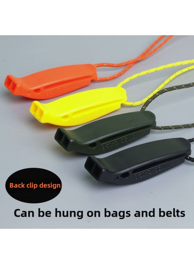 Generic Whistle Sports Kindergarten Teacher High Decibel Referee Special Survival Nuclear Free High Frequency Plastic Football Lanyard Drifting-Color:Orange - Image 4