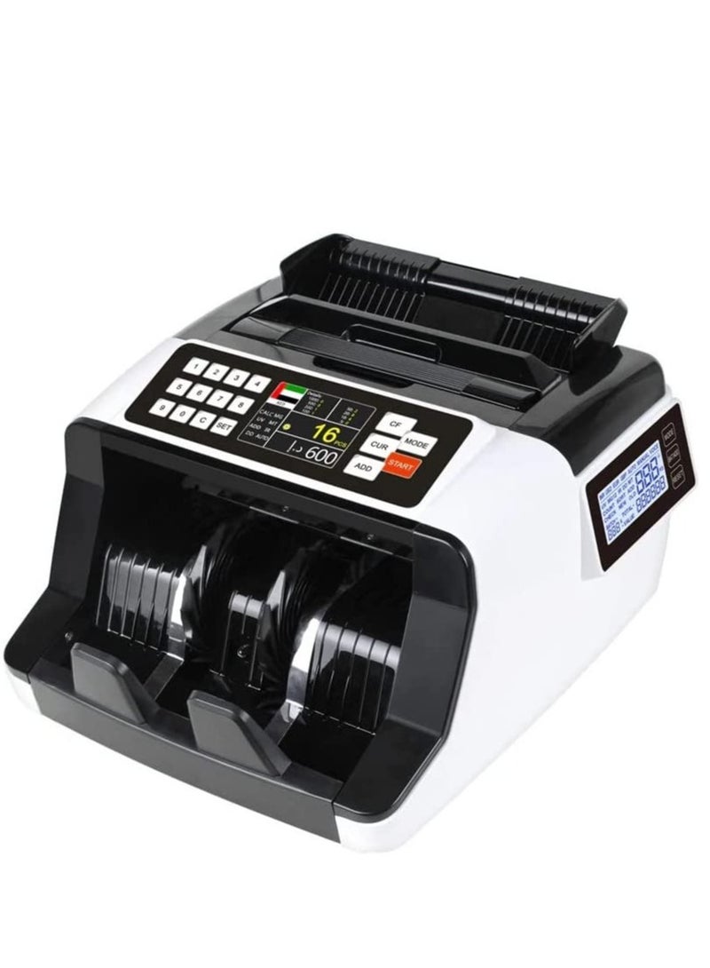 كروني Crony AL-7200 Currency Counter – Single Denomination Bill Counter with Battery, UV/MG Detection, LCD Display – 1000 Notes/Min Speed - Image 1