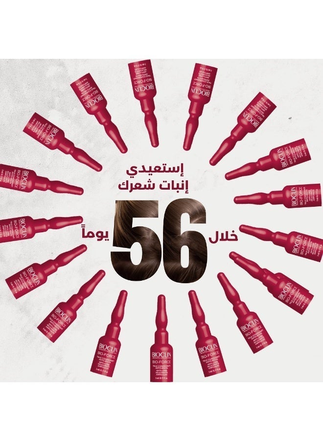 بيوكلين امبولات بيوكلين بيوفورس لتقوية الشعر وتقليل التساقط وزيادة كثافته 15 × 5 مل - Image 4