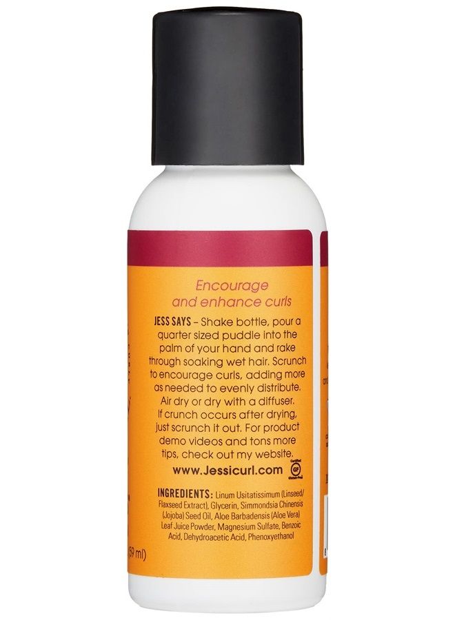 Jessicurl , Rockin' Ringlets Styling Potion, No Fragrance Added, 2 Fl oz. Curl Enhancer with Flaxseed Extract, Curl Defining Styler for Curly Hair and Frizz Control - Image 2