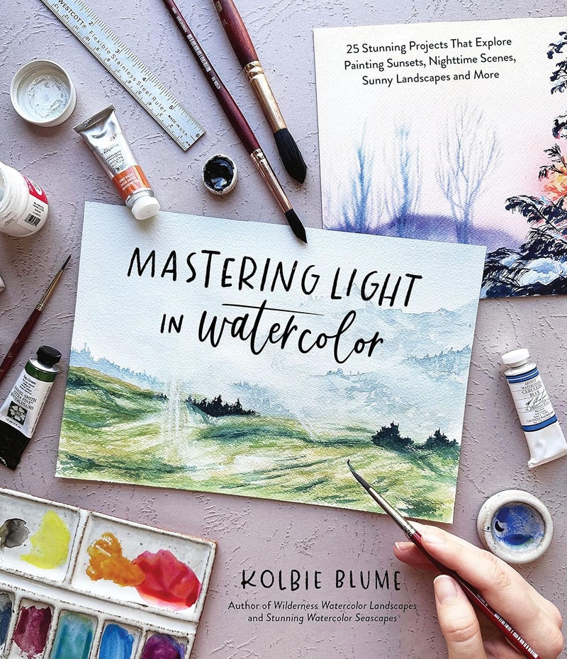 Mastering Light in Watercolor: 25 Stunning Projects That Explore Painting Sunsets, Nighttime Scenes, Sunny Landscapes, and More - Image 1