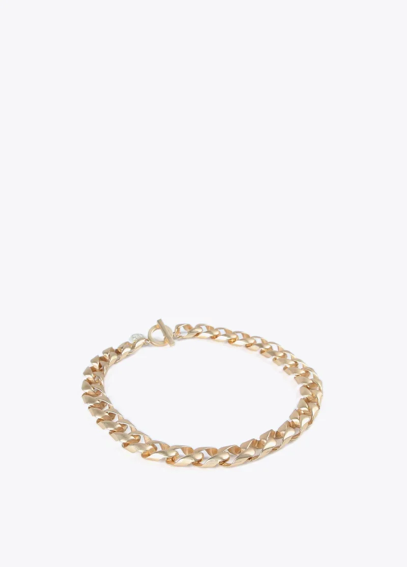 Lola Casademunt Matte Gold Link Necklace