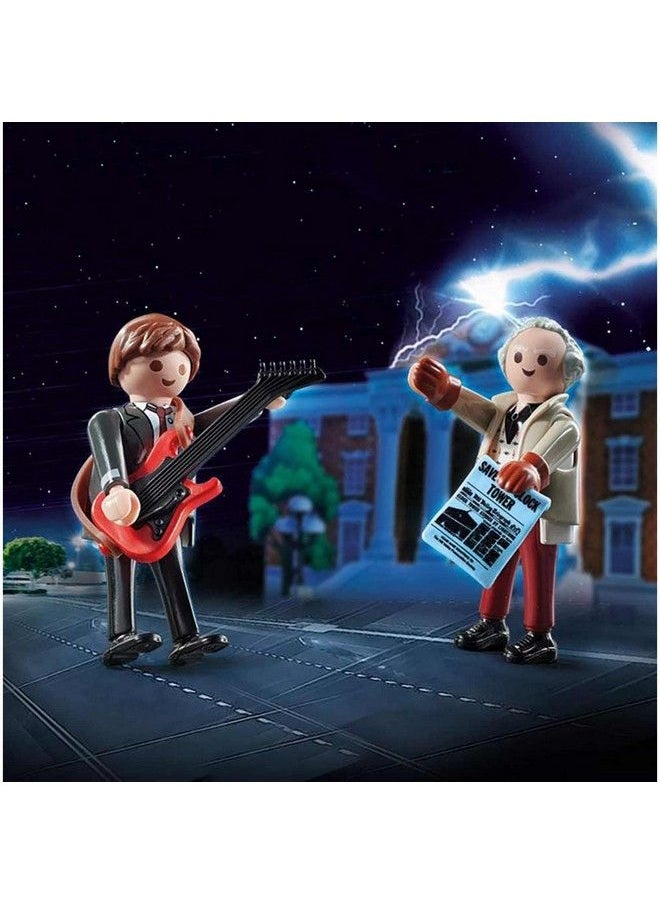 Playmobil - 70459 Back To The Future© Marty Mcfly And Dr. Emmett Brown Toy Figures - Image 1