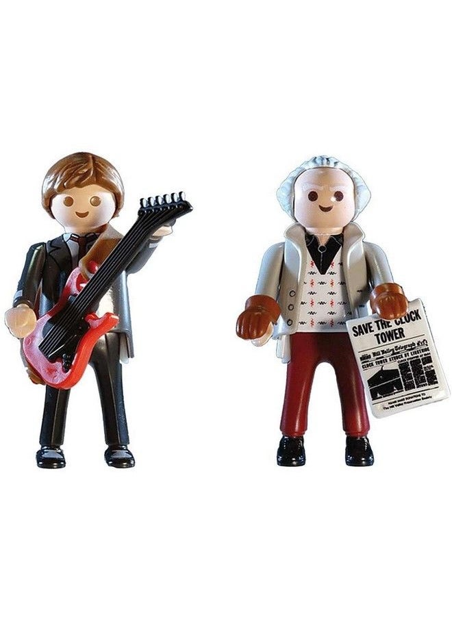 Playmobil - 70459 Back To The Future© Marty Mcfly And Dr. Emmett Brown Toy Figures - Image 1