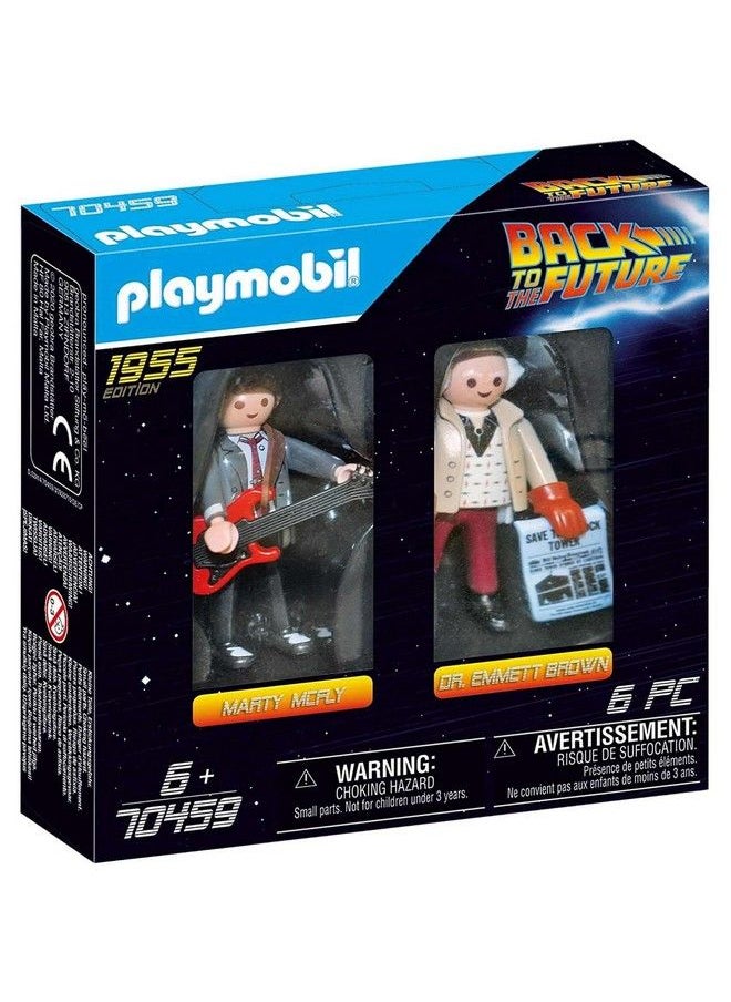 Playmobil - 70459 Back To The Future© Marty Mcfly And Dr. Emmett Brown Toy Figures - Image 1
