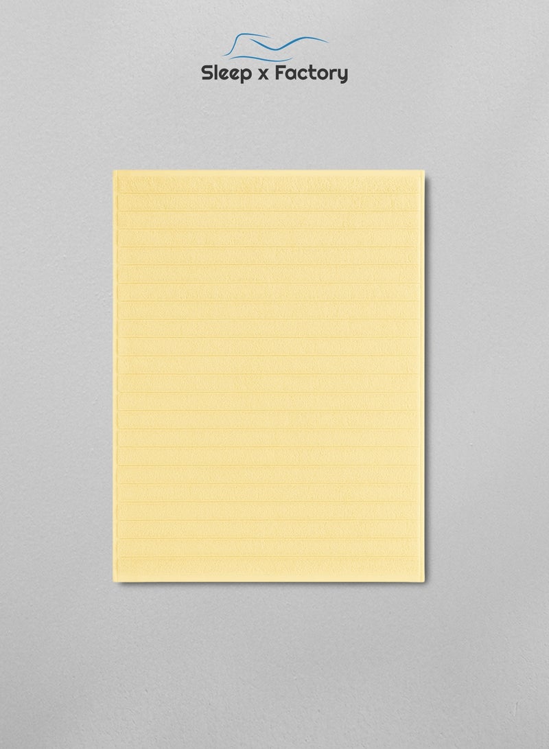 Sleep x Factory Wavy Textured Bath Towel – 100% Pure Cotton, Soft & Absorbent – 50x100 cm - Image 2