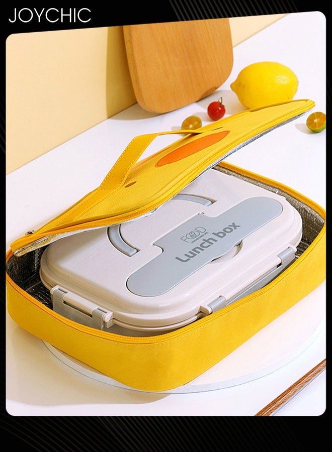 Joychic 3-Piece Oxford Multifunction Food Insulation Bag Warm and Fresh Keeping Reusable Lunch Bag for School Office Outdoor Picnic - Image 2