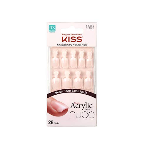 Kiss Salon Acrylic Nude French Nails 28 Count (Breathtaking) (6 Pack) - Image 2