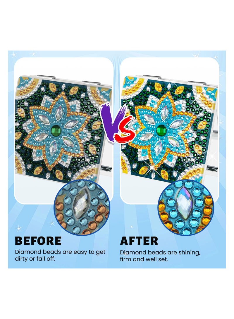 SYOSI Diamond Painting Sealer for Permanent Hold and Glossy Finish |150ML Sealer with Applicator Brush | Ideal for Diamond Art, Puzzles, and Crafts | Safe, Fast-Drying, and Easy to Apply (5.28OZ) - Image 3