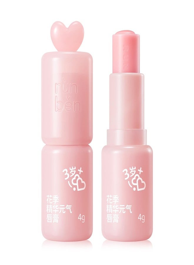 RUNBEN Color Changing Lip Balm for Kids, 24H Moisturizing & Hydrating for Chapped Lips, Safe & Non-toxic Tinted Lip Balm for Girls, Birthday Christmas Lipstick Gift for Kids - Image 1
